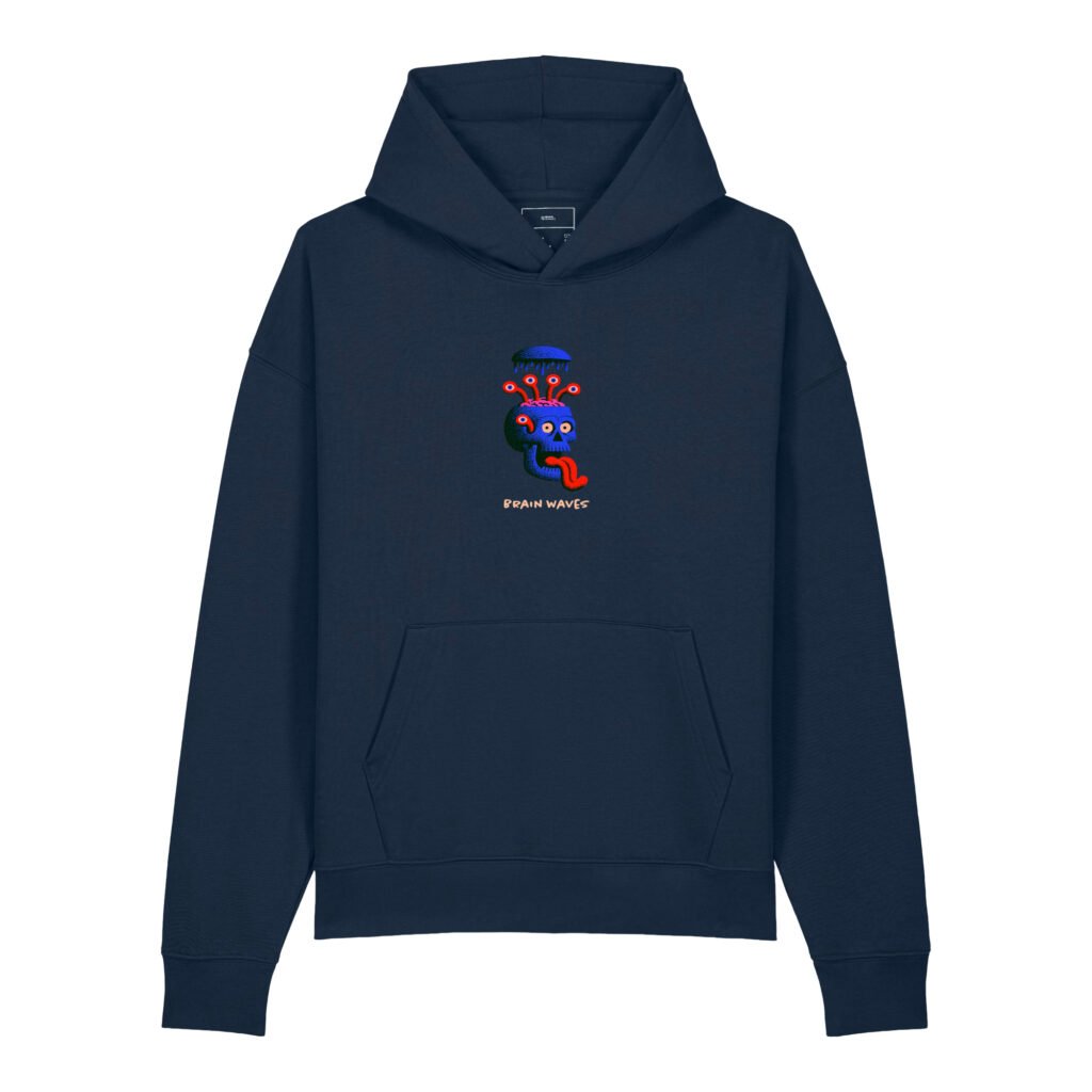 Brain Waves Circuit Midweight Hoodie