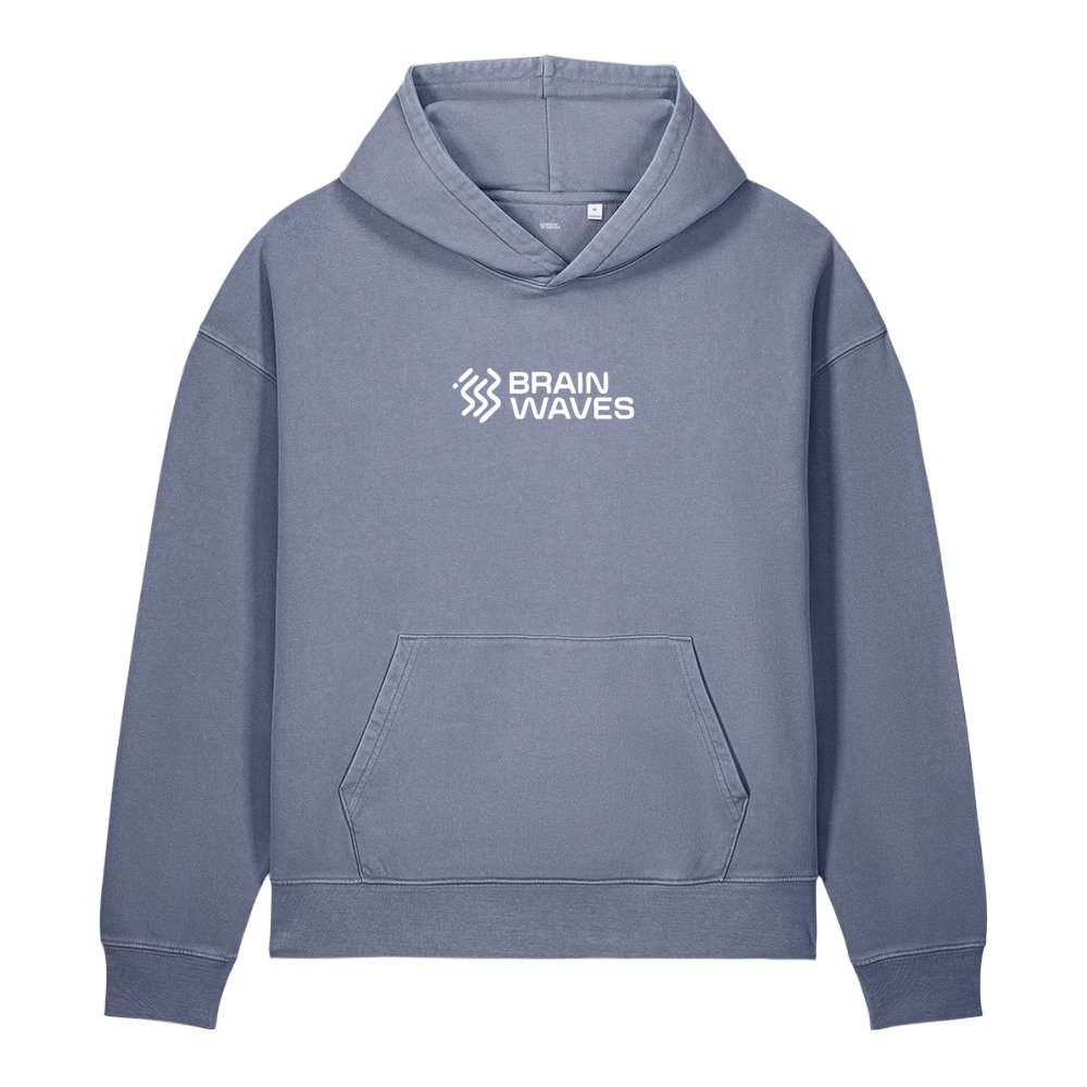 Brain Waves logo Vintage Hoodie