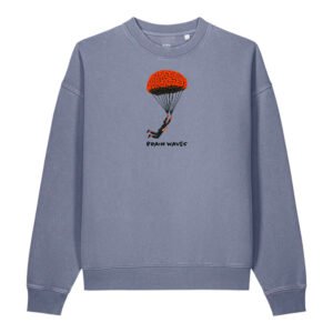 Brain Waves Parachute Vintage Crewneck