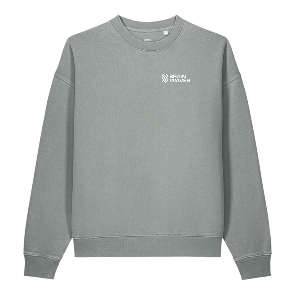 Brain Waves Signal Vintage Crewneck